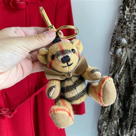 burberry teddy keyring|farfetch Burberry keyrings.